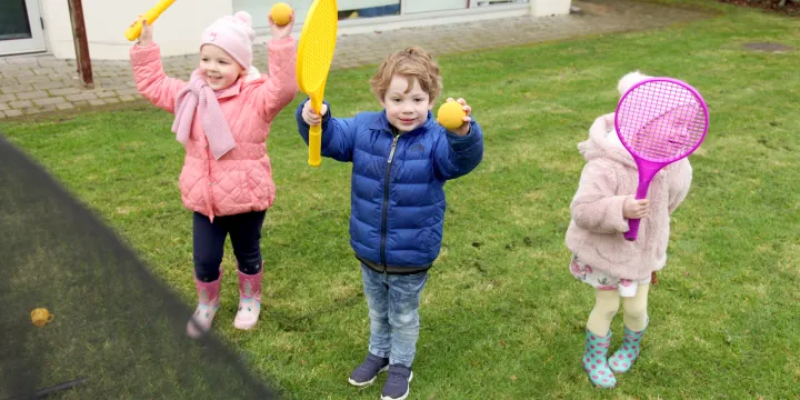 Cocoon Childcare Children playing outside